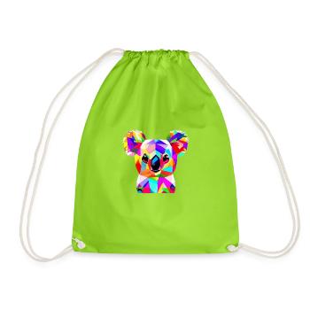 Koala Bear - Turnbeutel - Neongrün - Vorne