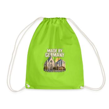 Made by Germany: Tradition trifft Innovation - Turnbeutel - Neongrün - Vorne