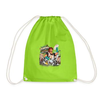 Hero Dishwasher Grüne Handschuhe - Turnbeutel - Neongrün - Vorne