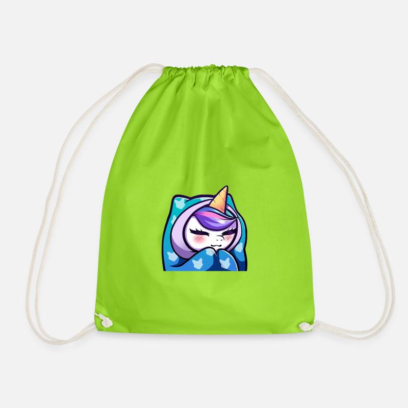 Lya Einhorn Cozy - Turnbeutel - Neongrün