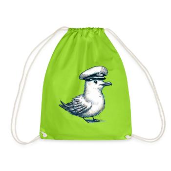 Mouette - Sac de sport léger - vert néon - Devant