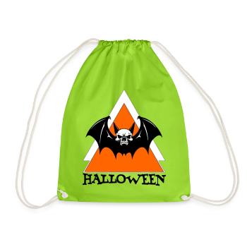 Halloween - Sac de sport léger - vert néon - Devant