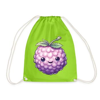 Motif de mûres Baies Costume de Carnaval - Sac de sport léger - vert néon - Devant