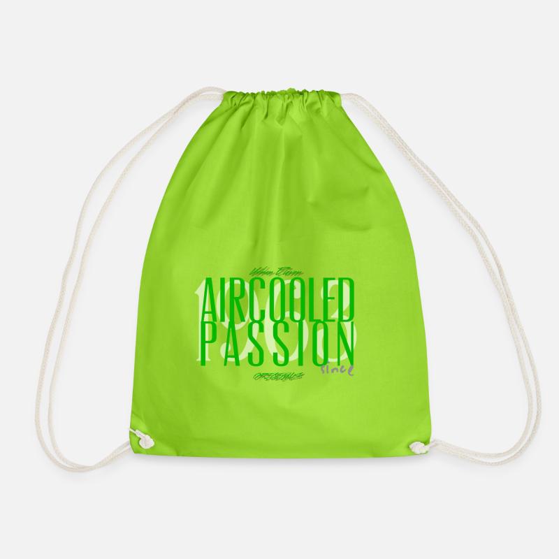 Aircooled since 1963 - Drawstring Bag - neon green