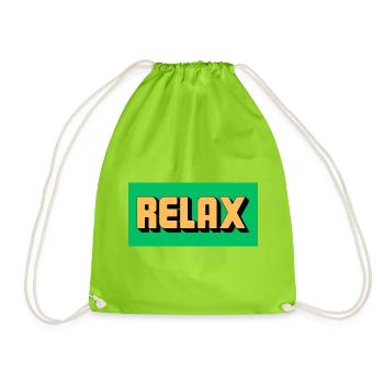 Se détendre! - Sac de sport léger - vert néon - Devant