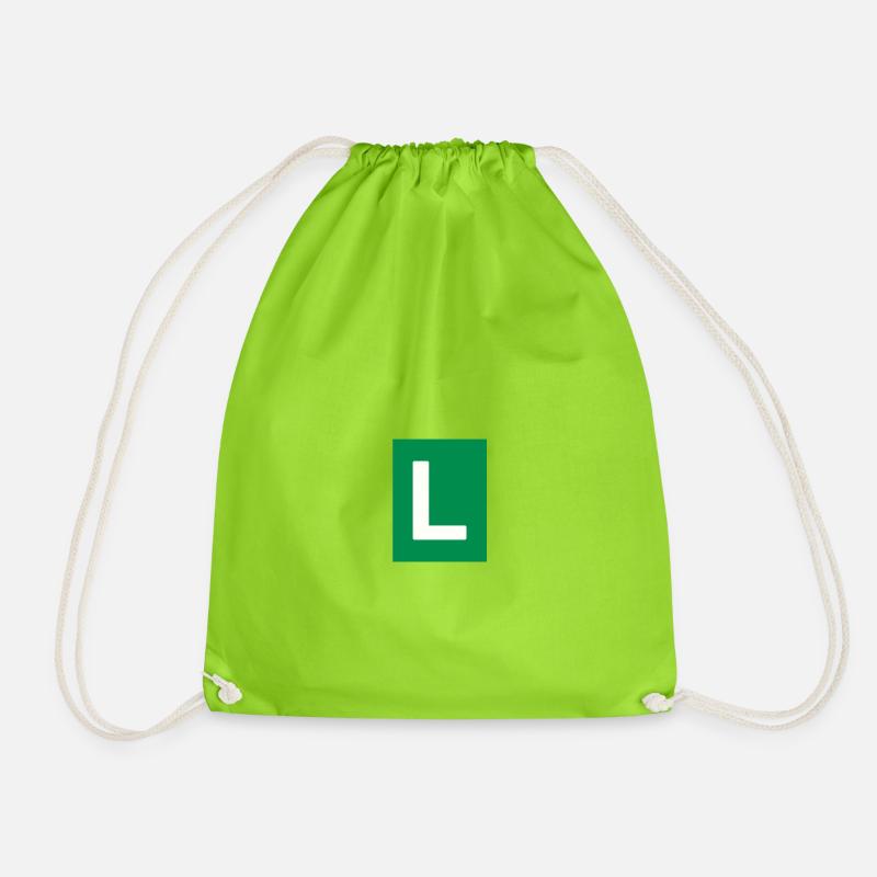 L - Turnbeutel - Neongrün