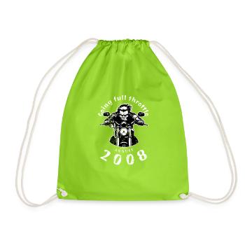 16. Geburtstag : à fond depuis 08/2008 - Sac de sport léger - vert néon - Devant