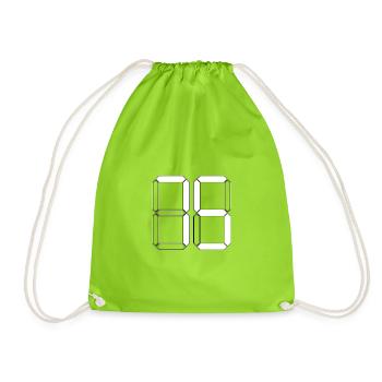 NUMÉRO 75 Soixante-quinze Cadeaux Numérique - Sac de sport léger - vert néon - Devant