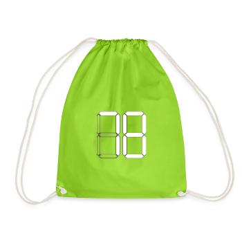 NUMÉRO 78 Soixante-dix-huit Cadeaux Numérique - Sac de sport léger - vert néon - Devant