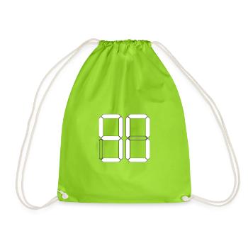 NUMÉRO 90 Ninety Gift Digital - Sac de sport léger - vert néon - Devant