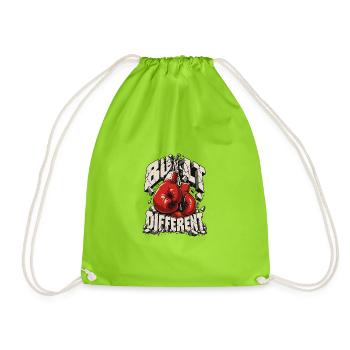 Bruchstein Boxen Kraft-Punch - Turnbeutel - Neongrün - Vorne