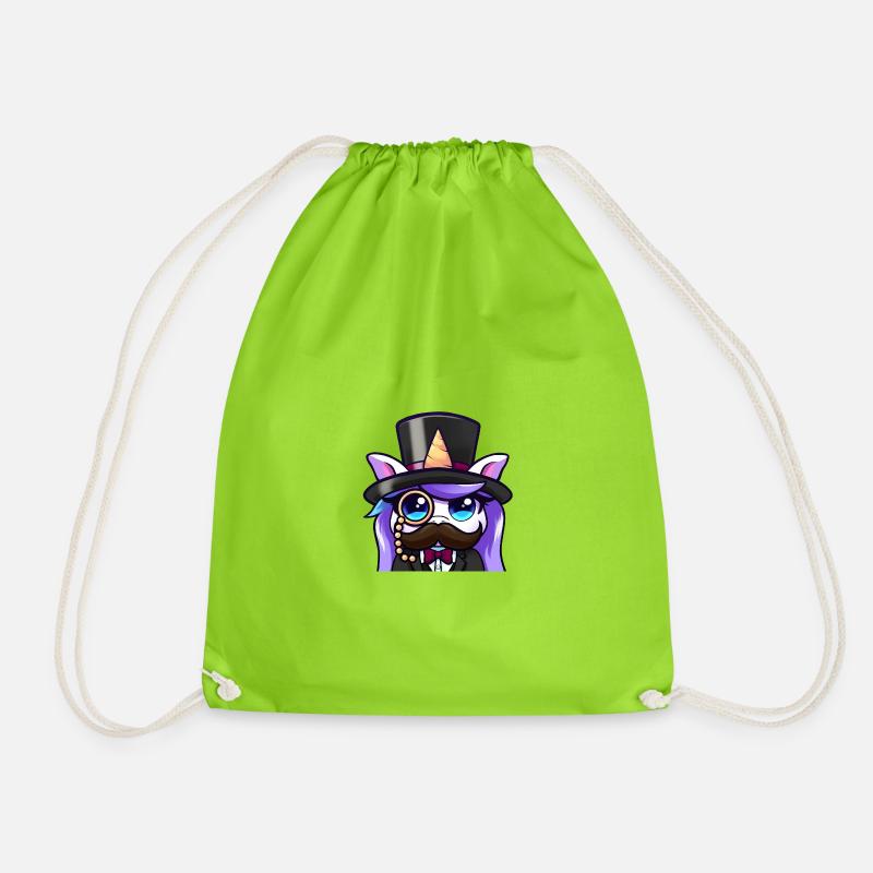 Snob Lya - Drawstring Bag - neon green
