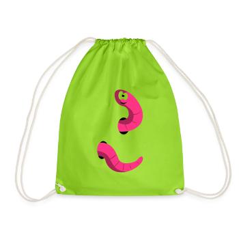 Bon appétit - Sworm - Drawstring Bag - neon green - Front