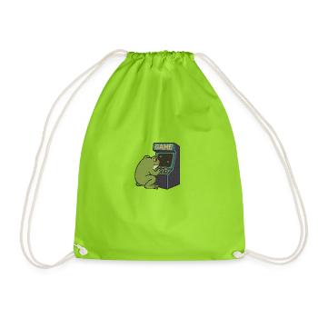Design Frog Arcade - Sac de sport léger - vert néon - Devant