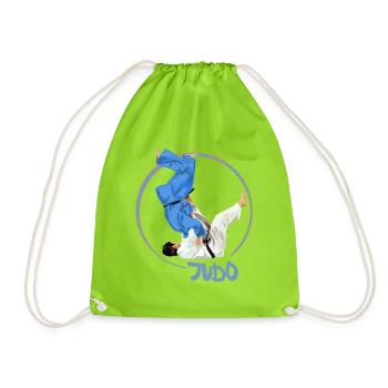 Judo - Drawstring Bag - neon green - Front