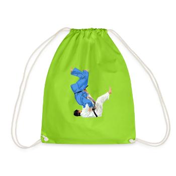 Judo - Drawstring Bag - neon green - Front