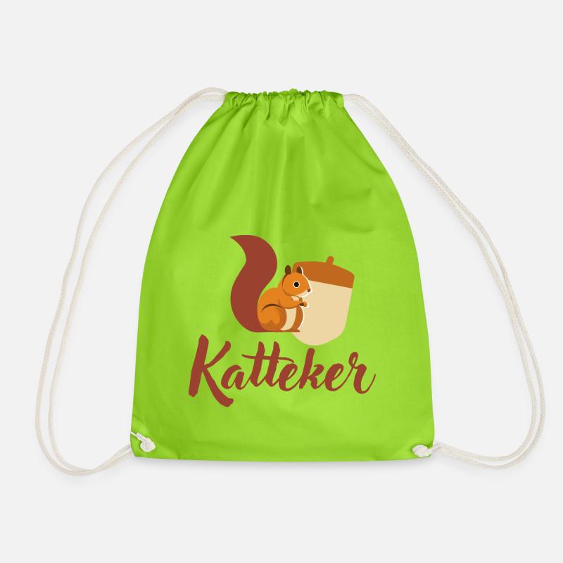 Katteker - Turnbeutel - Neongrün