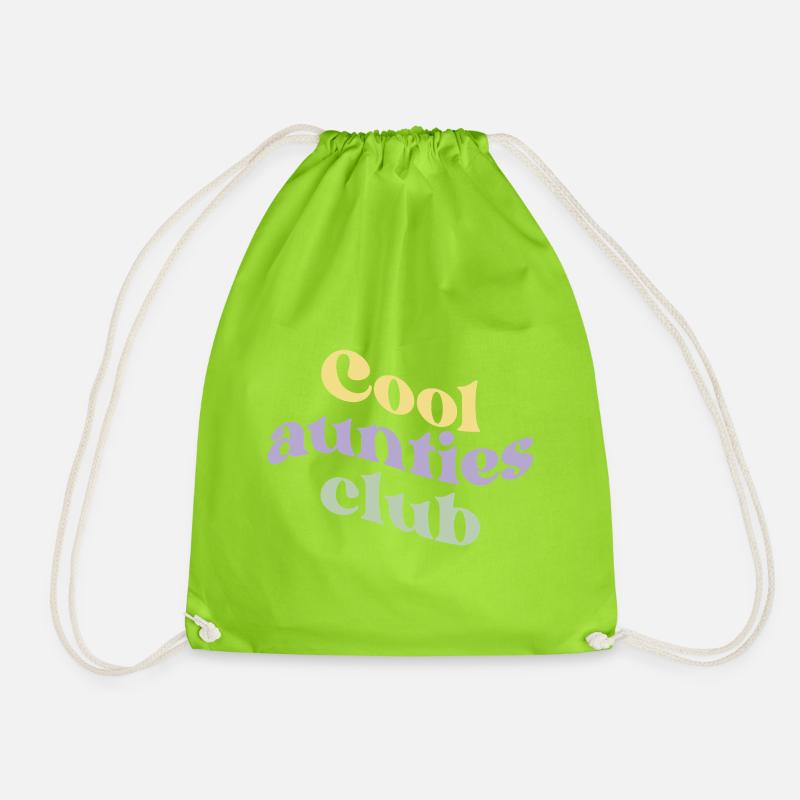 Tantenclub - Turnbeutel - Neongrün
