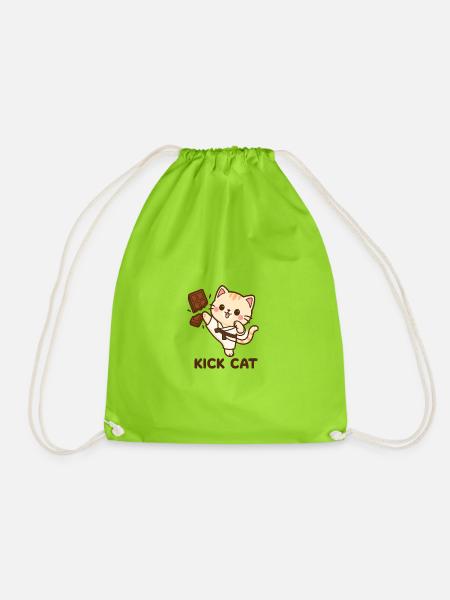 Kick cat - Sac de sport léger - vert néon