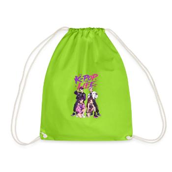 Kpop Is Life - Sac de sport léger - vert néon - Devant