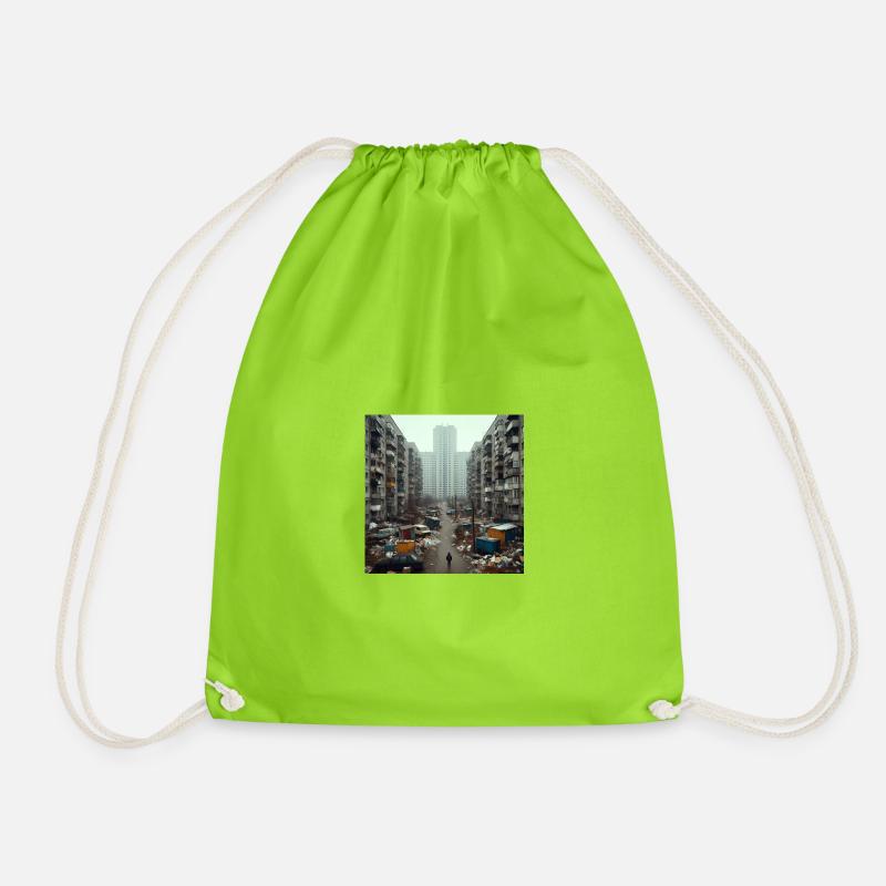 Urban Decay - Drawstring Bag - neon green