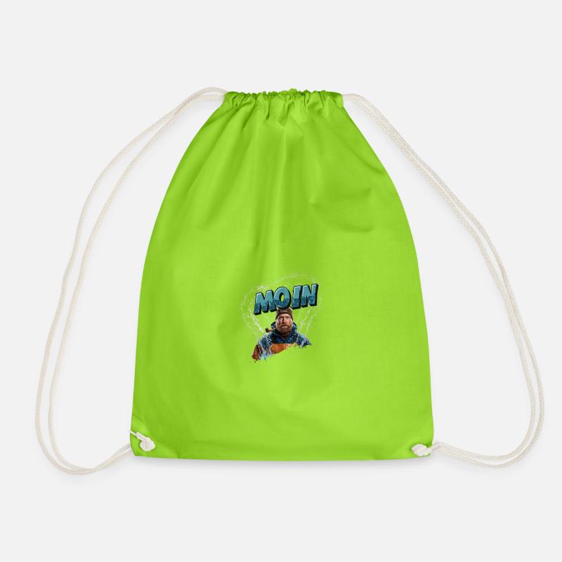 Hello sailor - Drawstring Bag - neon green