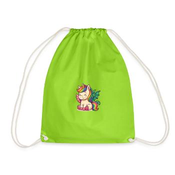 Renifleur magique - Sac de sport léger - vert néon - Devant