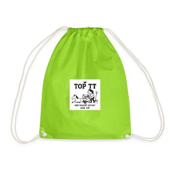 Aide de tournoi, Tournoi d’équitation, Cheval, - Sac de sport léger - vert néon - Devant