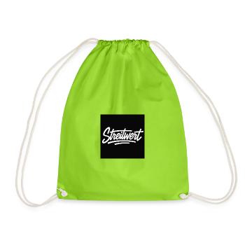 Logo Contested Script Noir - Sac de sport léger - vert néon - Devant