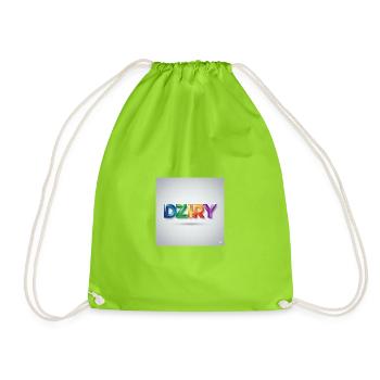 DZIRY Rainbow Gradient - Drawstring Bag - neon green - Front