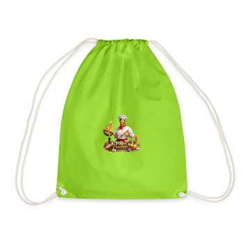 Papa Cuisinier Chef Cartoon - Sac de sport léger - vert néon - Devant