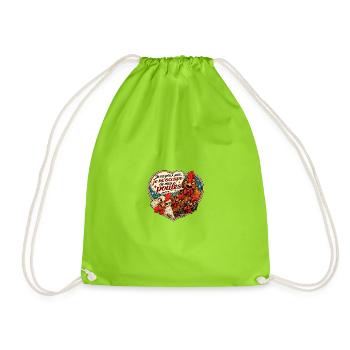 Je m'occupe de mes poules - Sac de sport léger - vert néon - Devant