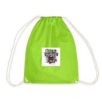 Briser le silence - Sac de sport léger - vert néon - Devant
