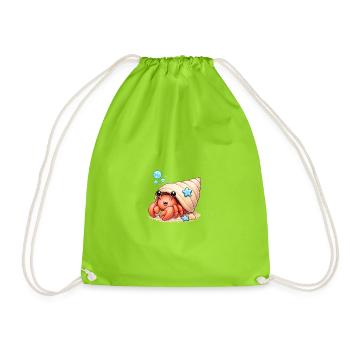Cancer - Drawstring Bag - neon green - Front