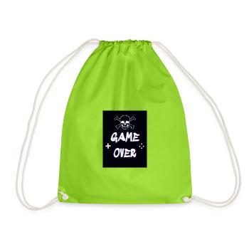 Game Over - Turnbeutel - Neongrün - Vorne