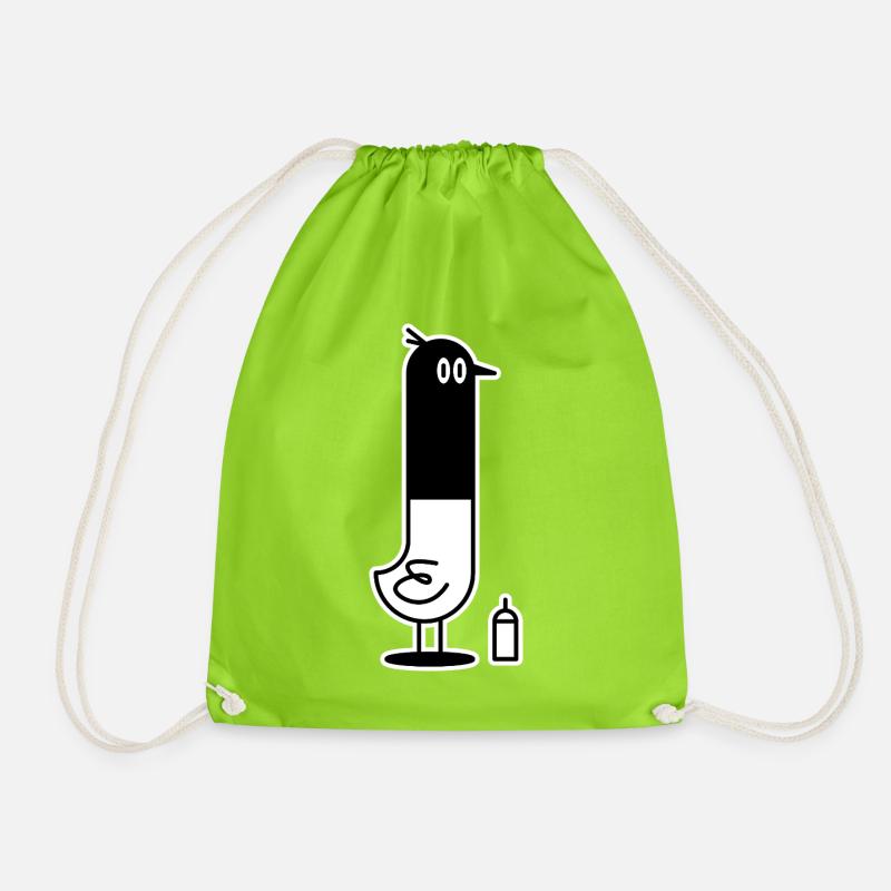 Bird Thug - Turnbeutel - Neongrün