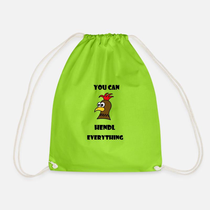 you can hendl everything - Turnbeutel - Neongrün