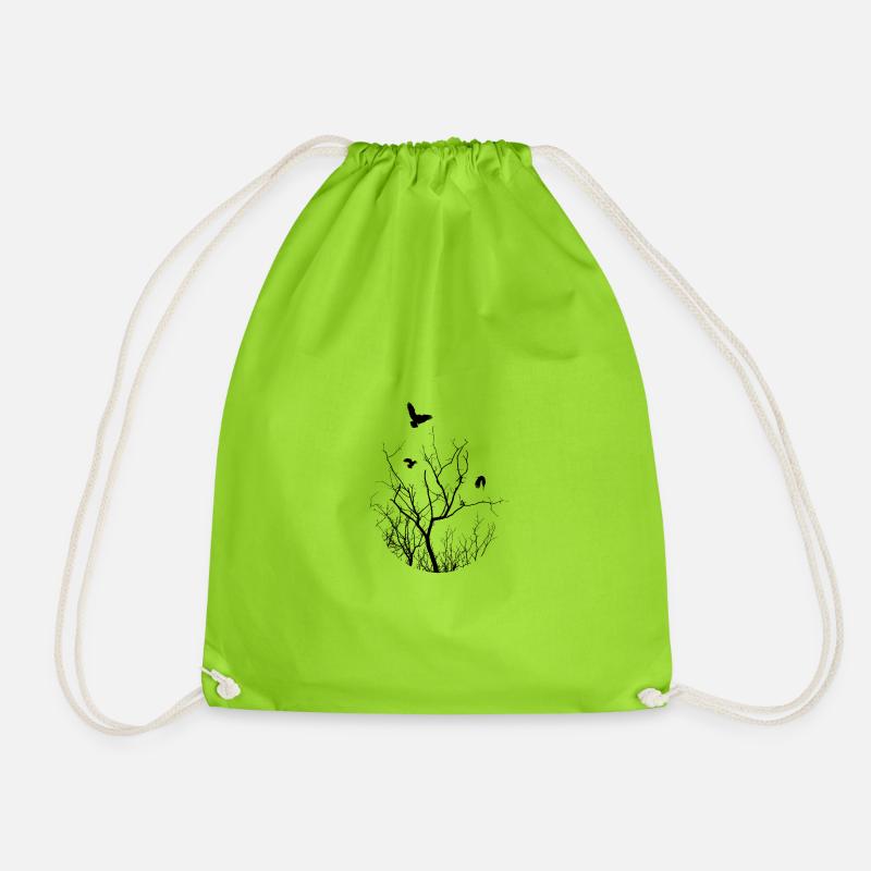 Oiseau - Sac de sport léger - vert néon