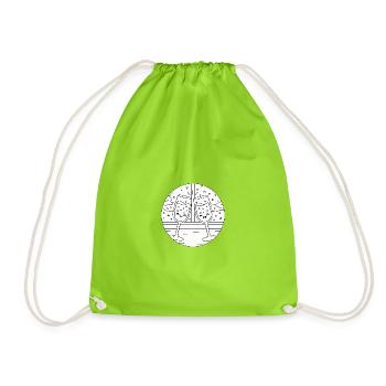 Wintersweet - Cheers - Drawstring Bag - neon green - Front