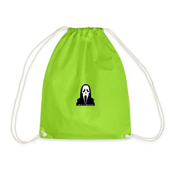 Mème Scream Face Long - Sac de sport léger - vert néon - Devant