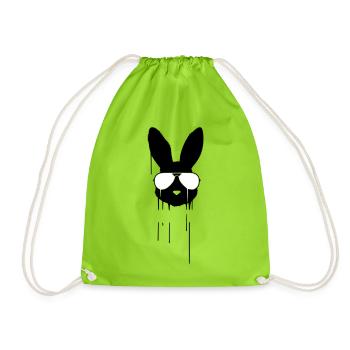 Lunettes de soleil Mauvais Lapin - Sac de sport léger - vert néon - Devant