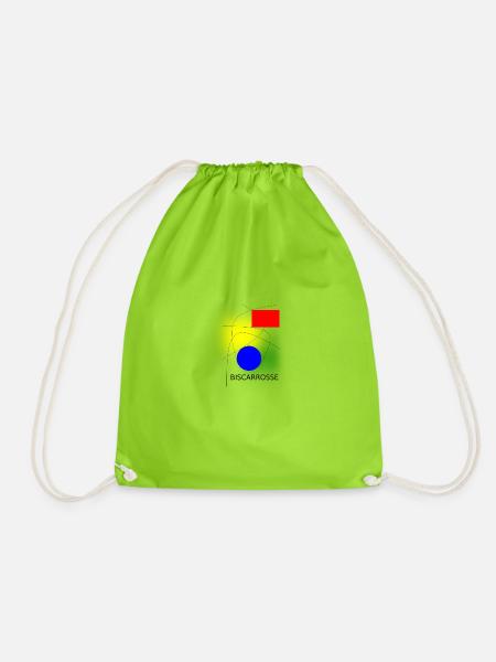 Biscarrosse - Drawstring Bag - neon green