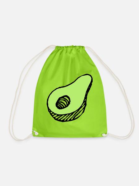avocado - Drawstring Bag - neon green