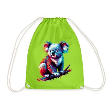 Koala - Turnbeutel - Neongrün - Vorne