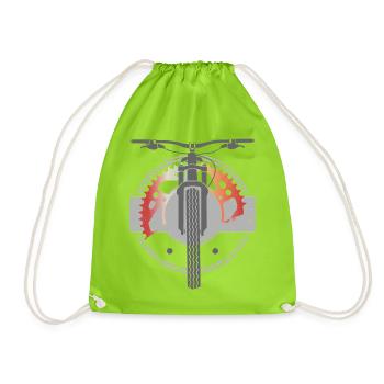 MTB Vers01 - Turnbeutel - Neongrün - Vorne