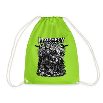 Prophecy of Odin: Rune Guardians - Drawstring Bag - neon green - Front