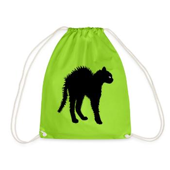 Ne me touche pas - Sac de sport léger - vert néon - Devant