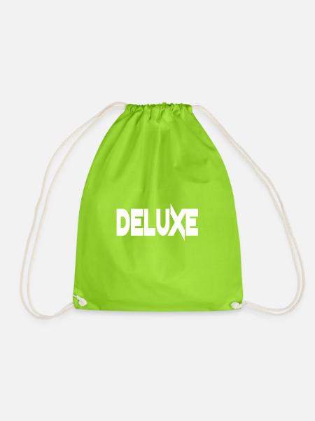 DELUXE- T-Shirt - Turnbeutel - Neongrün