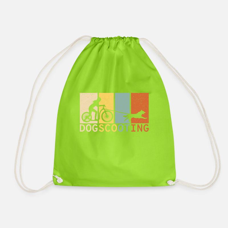 dogscooting - Turnbeutel - Neongrün