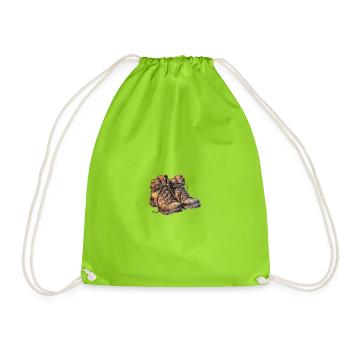 Chaussures de randonnée - Sac de sport léger - vert néon - Devant